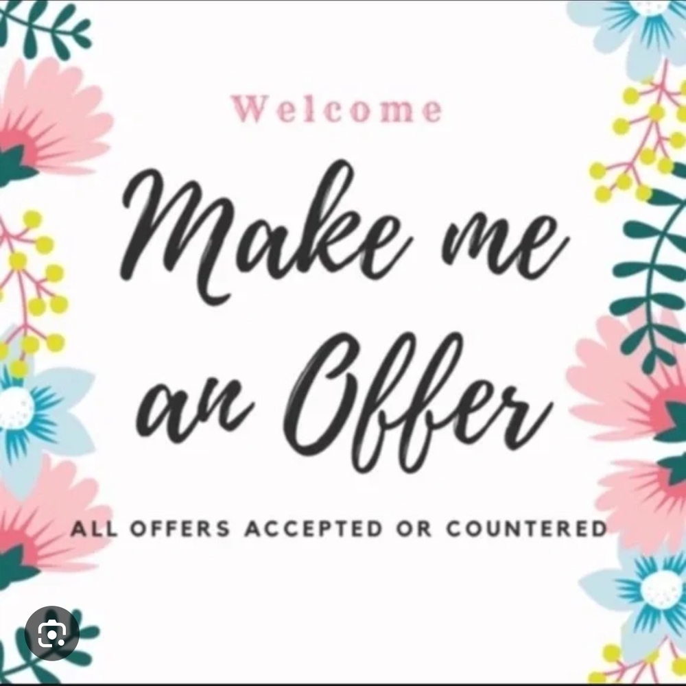 Floral Welcome Make an Offer Wall Art Sign